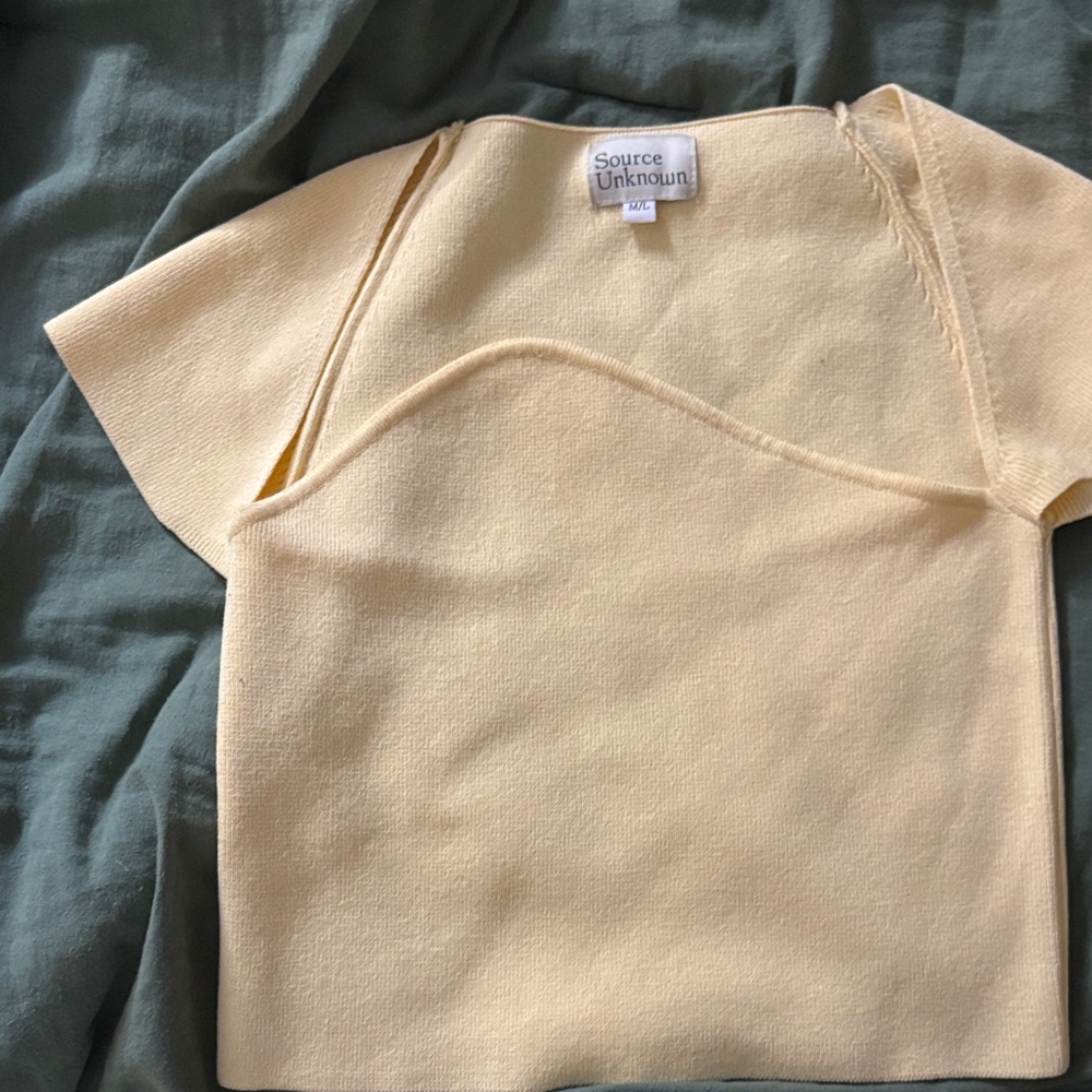 Source Unknown yellow Top